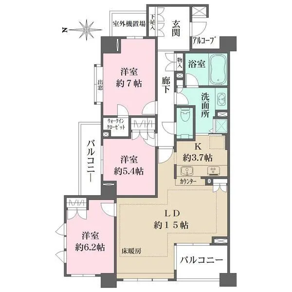 代田パークハウス 間取図