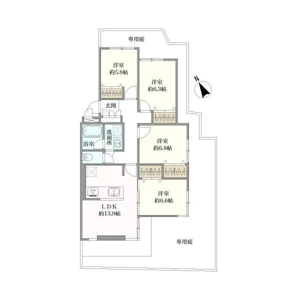 ルミエール八事 間取図