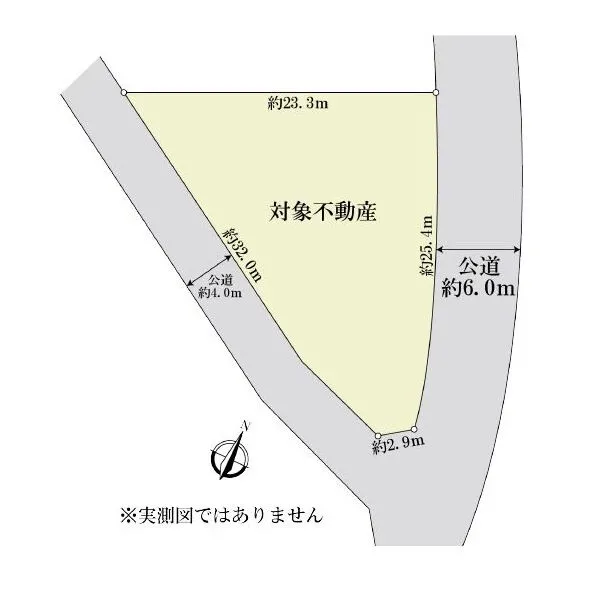 知多市巽が丘2丁目 区画図