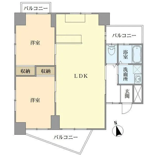 ドムス高井戸 間取図
