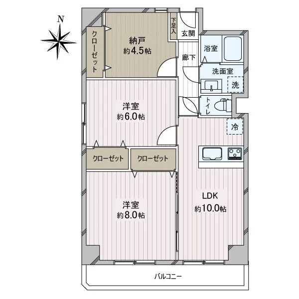 布施ロイヤルハイツ 間取図