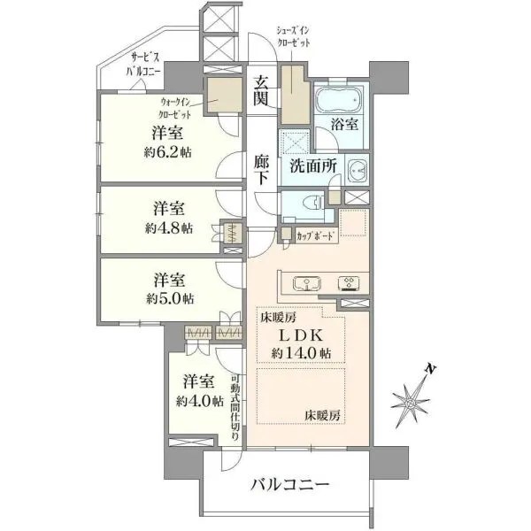 プレミスト浦和仲町 間取図
