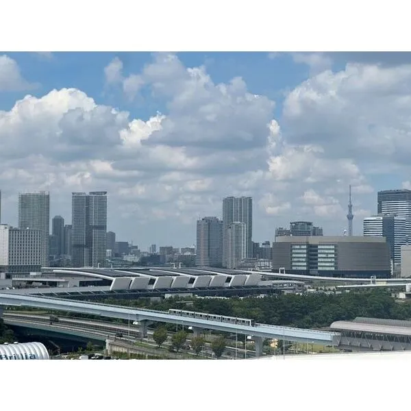ブリリアマーレ有明タワー&ガーデン バルコニーからは東京スカイツリーや、豊洲方面を望みます(天候による)