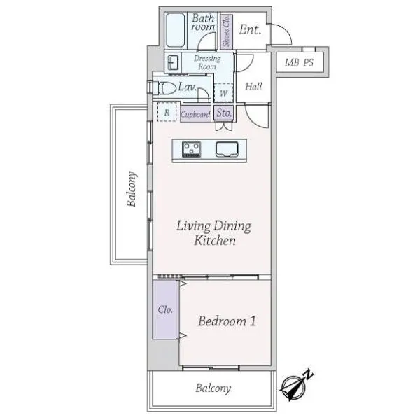 チサンマンシヨン三軒茶屋第2 間取図