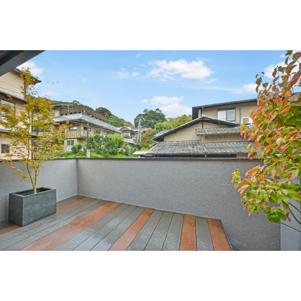 京都市東山区粟田口三条坊町 ウッドデッキ