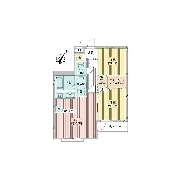 セザール南久が原 間取図