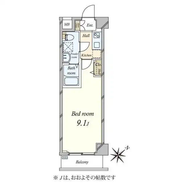 アイル カナーレ押上 間取図
