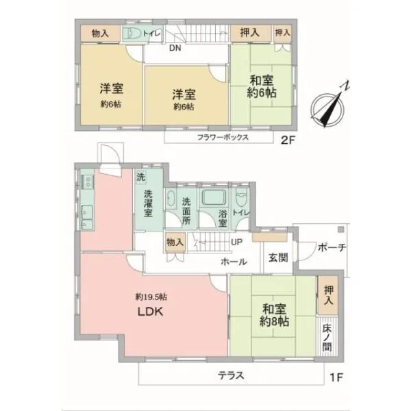 茅ヶ崎市堤 間取り図