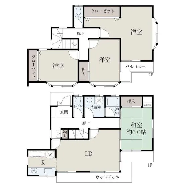 西宮市浜甲子園2丁目 間取図