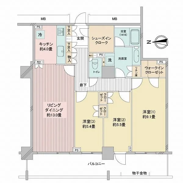 キャナルワーフタワーズEAST 間取図