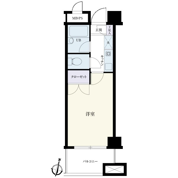 日神パレステージ玉川上水 間取図