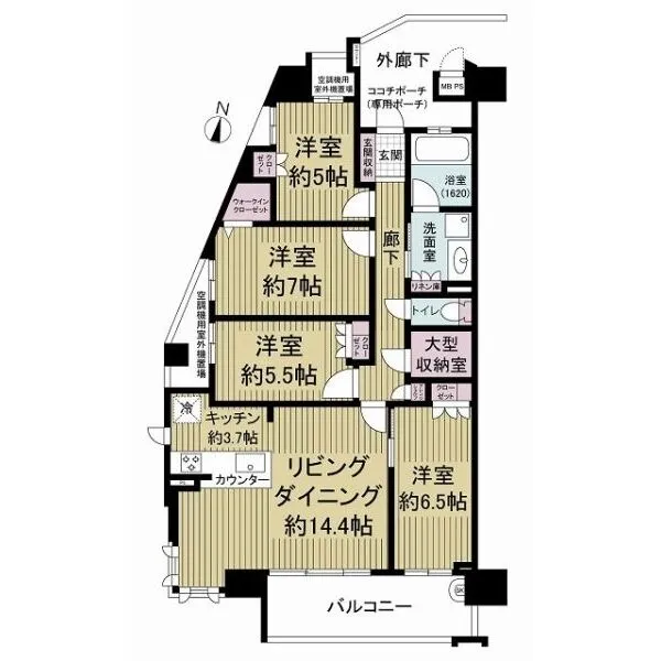 ライオンズ守山ディアライズ 間取図