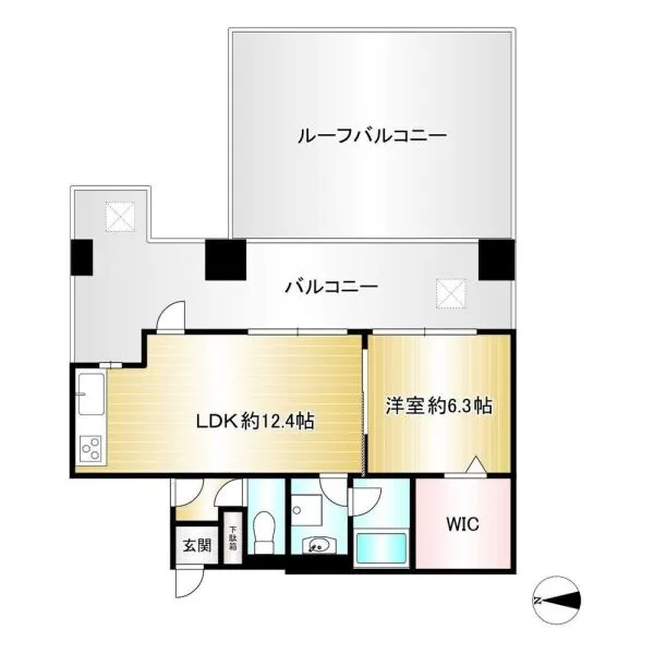ベルデフラッツ真田山公園2 間取図