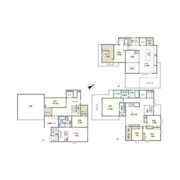 名古屋市昭和区山中町2丁目 間取図