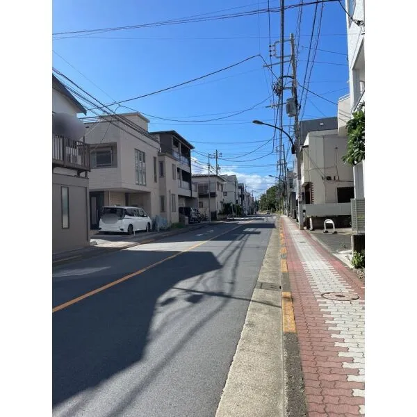 大田区東雪谷5丁目 前面道路
