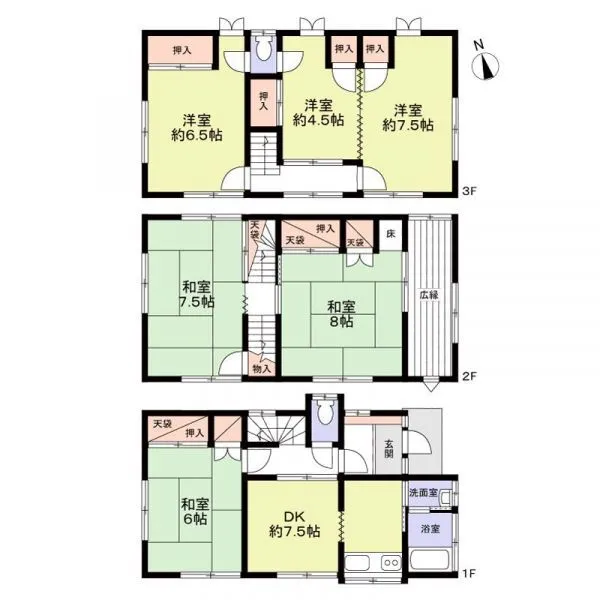 板橋区高島平7丁目 間取図