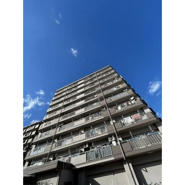 ユニーブル瑞穂マンション 南側バルコニーの映える外見
