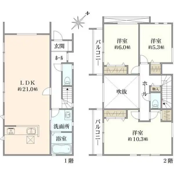 横浜市旭区川島町 間取図