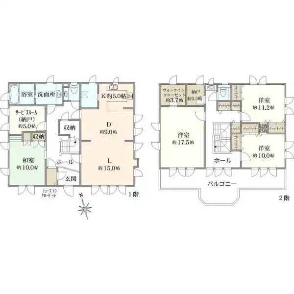 名古屋市名東区西里町4丁目 間取図