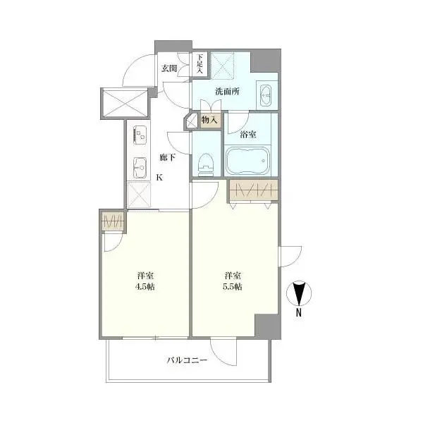 ティモーネ グランデ田端 間取図