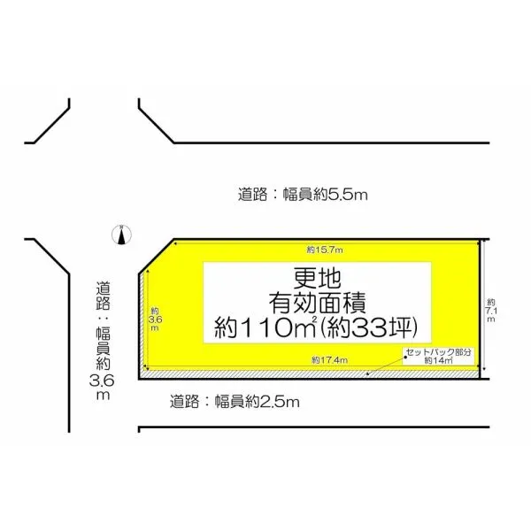 大阪市天王寺区細工谷2丁目 区画図