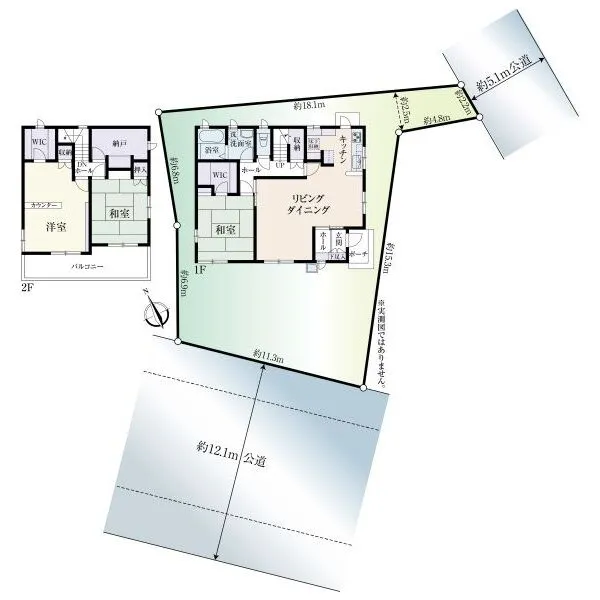 秦野市本町3丁目 間取図